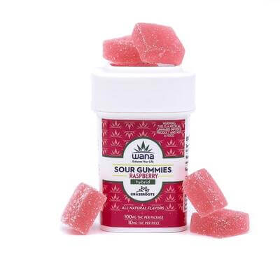 Raspberry Hybrid Sour Gummies UK
