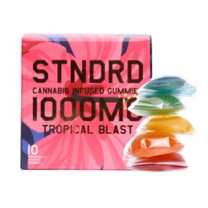 STNDRD Tropical Blast Indica Gummies UK