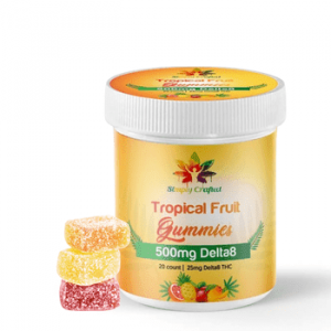 Tropical Fruit Delta-8 THC Gummies UK